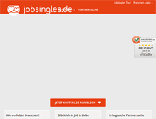 Tablet Screenshot of jobsingles.de